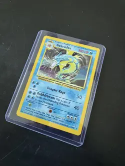 Gyarados Holo Rare 6/102 1999 Pokemon Base Set English WOTC HP - Image 2