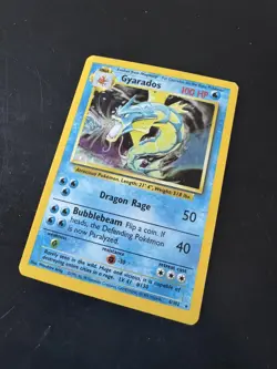 Gyarados Holo Rare 6/102 1999 Pokemon Base Set English WOTC HP - Image 4