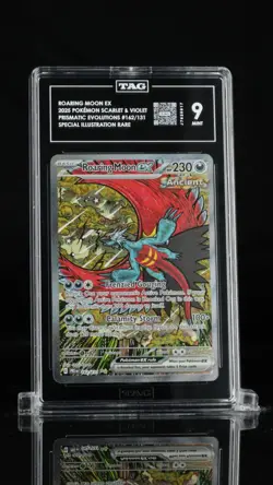 Pokemon Roaring Moon EX 162/131 S&V Prismatic Evolutions Special Rare TAG 9 - Image 1