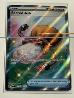Sacred Ash 115/088 ME03: Perfect Order Holo Mega Evolutions Pokemon Card - Image 1