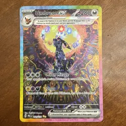 Umbreon ex Pokemon Prismatic Evolutions Special Illustration Rare #161/131 - Image 1