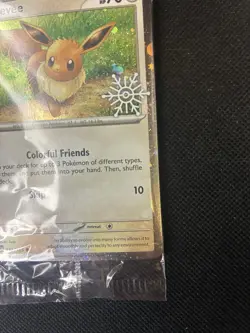 Pokemon TCG Eevee 133/165 Snowflake Stamp Promo 2025 Holiday Calendar Sealed - Image 5