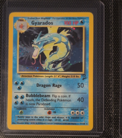 Pokemon TCG Gyarados 006/102 Base Set Holo Rare 100HP Stage 1 English - Image 1