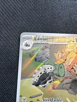 Pokemon TCG Lairon Scarlet & Violet Twilight Masquerade Holo Card 184/167 - Image 4