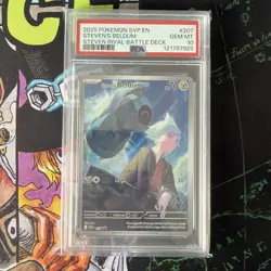 Pokemon - Steven's Beldum - SVP 207 - BATTLE DECK PROMO - Full Art - PSA 10 - Image 1