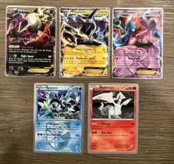 Pokemon TCG World Championship Deck Lot EX & Regular Rare Lot Of 5 ‘11 ‘12 & ‘13 - Image 1