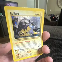 pokemon raikou neo revelation holo rare 13/64 80hp basic english 2000 unlimited - Image 3