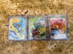 Pokemon First Partner Illustration Collection Series 1 - Kanto (Gen 1) Set NM - Image 1