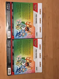 Pokemon TCG First Partner Illustration Collection Series 1 2 Sealed Promo Packs - Image 2