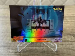 Mewtwo Strikes Back Topps Chrome Holo #8 Rebellion Labor Pokemon Karten Sammlung - Image 1