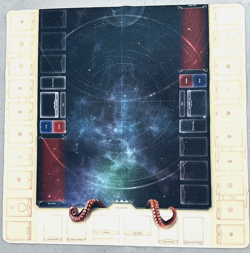 Collectable Card Game CCG Playing Card Mat 32" x 32", Tentacles, Solar System - Image 1