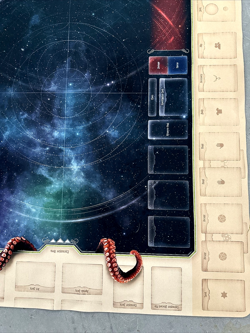 Collectable Card Game CCG Playing Card Mat 32" x 32", Tentacles, Solar System - Image 3