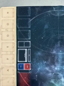 Collectable Card Game CCG Playing Card Mat 32" x 32", Tentacles, Solar System - Image 5