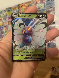 Pokemon TCG Butterfree v Darkness Ablaze Holo Ultra Rare Card 001/189 NM - Image 2