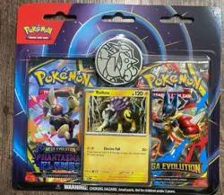 NEW Pokemon Mega Evolution & Phantasmal Flames 2-Pack Blister Sealed - Raikou - Image 2