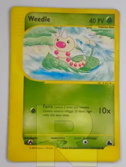 Weedle ® Skyridge 114/144 ® Comune ® Pokemon ® Italiano ® Poor - Image 1
