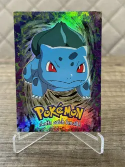 Bisasam Bulbasaur Topps Chrome Holo #01 Stage 1 E1 Pokemon Karten Sammlung 1999 - Image 5