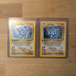 Pokemon TCG - Vintage Holo Lot - 1st Edition Base Set Machamp x2 - Image 1
