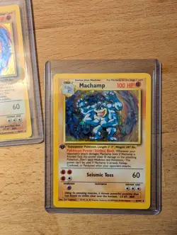 Pokemon TCG - Vintage Holo Lot - 1st Edition Base Set Machamp x2 - Image 3