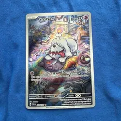 Greavard 214/198 SV01 Scarlet & Violet Illustration Rare Holo Pokemon TCG 2023 - Image 1