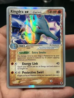 Pokemon TCG Kingdra ex (Delta Species) Ultra Rare 94/101 Dragon Frontiers - LP - Image 1