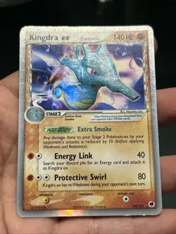 Pokemon TCG Kingdra ex (Delta Species) Ultra Rare 94/101 Dragon Frontiers - LP - Image 2
