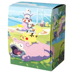 Pokemon TCG Pokemon Center Kagawa Deck Box - Slowpoke, Pikachu, Slowking & More - Image 1