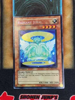Yugioh Radiant Jeral STON-EN066 Secret Rare 1st Ed NM - Image 1