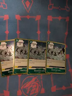 One Piece CCG Electrical Luna OP08-036 Two Legends Foil x4 - Image 1