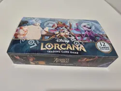 Disney Lorcana Trading Card Game- Azurite Sea Booster Box (24 Packs!) SEALED - Image 1