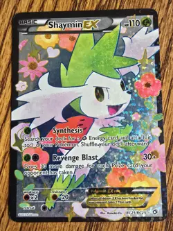 Pokemon TCG Shaymin-EX Full Art Ultra Rare Card RC21/RC25 - Image 1