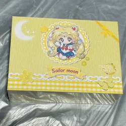 Sailor Moon Trading Card Game 13 Pack CCG Carry Case Style Booster Box Yellow - Image 1