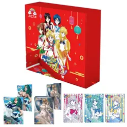 Sailor Moon Trading Card Game Premium Collector's CCG 16 Pack Booster Box Lunar - Image 1