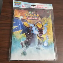 POKEMON TCG: XY Black Charizard Ultra Peo 2014 Portfolio 9 Pocket Hold 90 Cards - Image 1