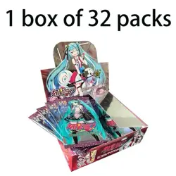 Hatsune Miku Doujin 32 Pack Booster Box CCG Trading Card Game Pink new - Image 2