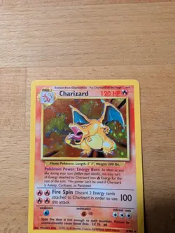 Pokemon Charizard Base Set Holo Rare Card 4/102 Stage 2 - CLEAN - Image 4