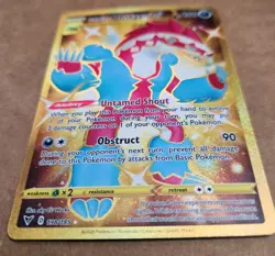 Pokemon - Galarian Obstagoon 198/185 - Vivid Voltage - Gold Secret Rare Card - Image 5