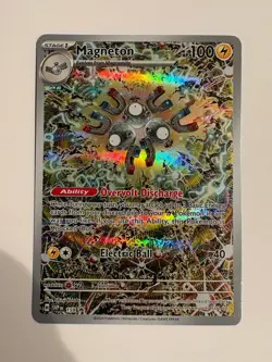 Pokemon TCG Magneton SVP 159 Surging Sparks Promo Card NM Condition - Image 1