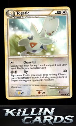 Togetic 39/90 Pokemon Uncommon Undaunted Card LP - Image 1
