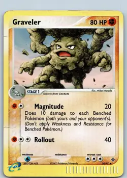 Pokemon Card - Graveler Dragon 30/97 Uncommon Reverse Holo - Image 1