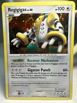 Regigigas 37/146 Legends Awakened Holo Rare Pokemon Card - Image 1