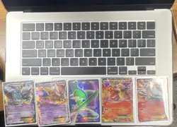 Pokemon Mewtwo EX, Gallade EX, Charizard EX BREAKthrough Holo English 5 Cards L… - Image 1