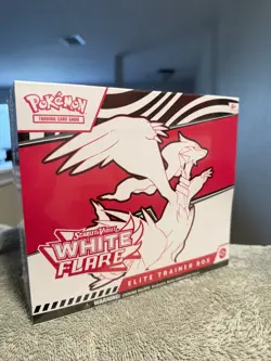 Pokemon Scarlet & Violet White Flare Elite Trainer Box 65 Cards English Reshiram - Image 1