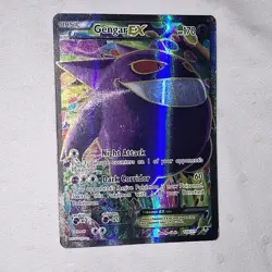 Pokemon Gengar EX 114/119 Ultra Rare Holo Basic 170 HP XY Phantom Forces Card - Image 1