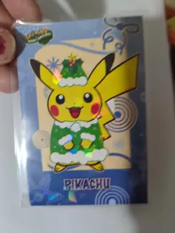 Pokemon Merry Christmas Card Database Pikachu Xmas - Image 2
