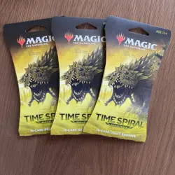 3 MTG Time Spiral Remastered 15 Card Draft Booster Packs Magic the Gathering Lot - Image 1