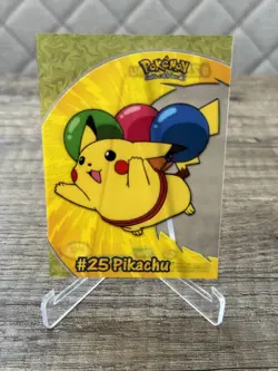 Topps Clear Card TV Animation PC1 Flying Pikachu #25 Pokemon Karten Sammlung - Image 1