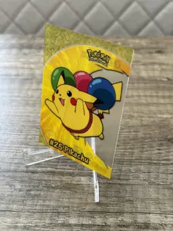 Topps Clear Card TV Animation PC1 Flying Pikachu #25 Pokemon Karten Sammlung - Image 2