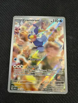 Cramorant Scarlet & Violet Twilight Masquerade Holo Illustration Card 176/167 - Image 1