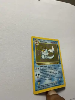 Pokemon Vaporeon 12/64 Jungle Holo Rare Unlimited 80 HP Stage 1 Card English - Image 4
